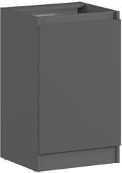 Шкаф напольный Леон 50х81,8х46см ЛНС-50 Диамант серый
