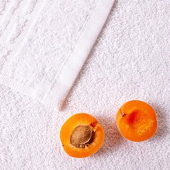 Полотенце махровое Ирис белый 50х90