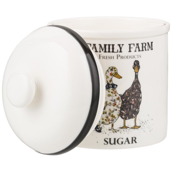 Банка д/сыпучих продуктов Lefard Family farm Sugar 500мл фарфор, крышка фарфор