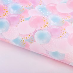 Бумага упаковочная Шарики, 70×100см 