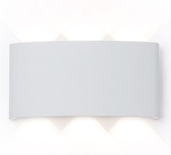 Светильник светодиодный уличный настенный архитектурный ST4455/6 WH белый IP65 LED 4200K 6W 158х80х40