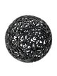 Украшение подвесное Шар ажурный d80мм черный