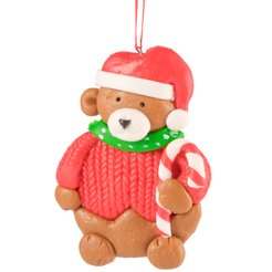 Украшение фигурное Мишка 9х6см, SYDC23-111