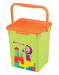 Контейнер для игрушек Маша и медведь,пластик 23,5x20,5x25,2см