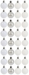 Набор шаров 32шт 4см жемчужный+белый SYQA-012275