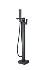 Смеситель напольный для ванны ALBANO Black (CK-FSF1991) матовый черный