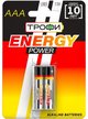 Батарейка алкалиновая Трофи LR03-2BL ENERGY POWER 2шт
