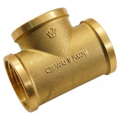 Тройник 1" в/в/в (латунь RUS) MP-У