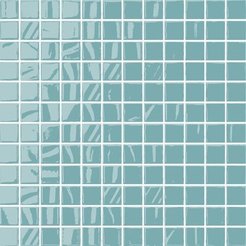Мозаика Темари 29,8x29,8x0,35см бирюзовый глянцевый, 1,06м²/уп