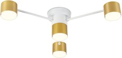 Светильник потолочный FL51720/4 WH/GD белый/золото GX53/4 max 12W 645х135мм
