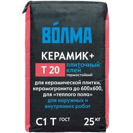 Клей для плитки Волма Керамик плюс 25кг 31406 купить с доставкой в ...