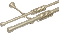 Карниз кованый двойной Qually Сталь d25 240см