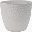 Кашпо бетонное Манго d30см h27,8см v13л, бутон, белый, с вкладкой