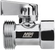 Кран латунный хромированный мини MPF 1/2"х3/4" внутренняя-наружная резьба
