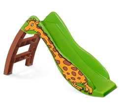 Горка игровая Sheffilton KIDS 122х43х69см Жирафик зеленый/коричневый