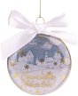 Украшение подвесное новогоднее Новогодняя Ночь 2,5x8x8см стекло,87199 Украшение подвесное новогоднее Новогодняя Ночь 2,5x8x8см стекло,87199