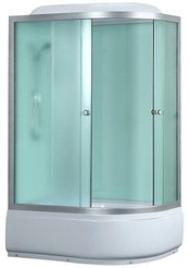 Кабина душевая NG-2310-14L (1200х800х2150) высокий поддон стекло матовое 3 места