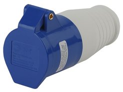 Розетка силовая переносная 213 Эра 2Р+РЕ 16А 220В IP44