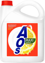 Средство д/мытья посуды AOS 4,8л Лимон