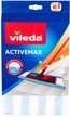 Насадка д/швабры Vileda Active Max активные волокна, плоская, микрофибра