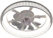 Люстра светодиодная управляемая с вент. FAN FRAME 45W+15W R-APP-500x125-WHITE/WHITE-220-IP20