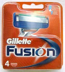 Кассеты сменные д/бритья Gillette Fusion 4шт
