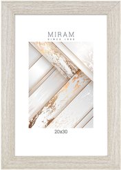 Рамка Gallery/МИРАМ 20х30см светлое дерево, пластик