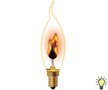 Лампа светодиодная Uniel FLAME 3Вт Е14 свеча на ветру 2700К свет теплый