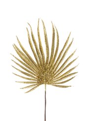 Украшение интерьерное Magic Time Лист блестящий 41x20x1см арт.88853