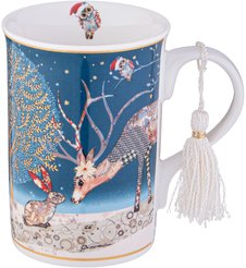 Кружка Lefard Christmas 320мл Пэчворк, фарфор, арт. 417-110