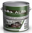 Краска для древесины ALPA Profi FACADE WOOD полуматовая База С (2,5л/2,9кг)