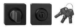 Фиксатор сан/тех Ренц с ключом квадрат INBK-K 02 Black черный