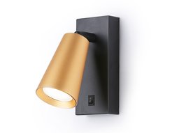 Спот Ambrella light TA13142 BK/GD черный/золото 12W 1хGU10