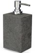 Дозатор для жидкого мыла настольный STONE BLACK FOR-STN021BL
