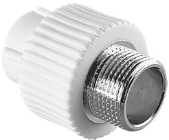 Муфта полипропиленовая TEBO комбинированная наружная резьба PN25 d32х1"