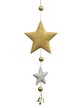 Украшение подвесное Звезды 30x10,5x2,5см 90902 Украшение подвесное Звезды 30x10,5x2,5см 90902