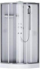 Кабина душевая AM.PM X-Joy 90x90 W94C-401-090MT, 1/4 круга, профиль мат.хром, стекло прозрачное