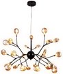 Люстра Ambrella light TR3013/27 DCF/TI темный кофе/янтарь 27хG4