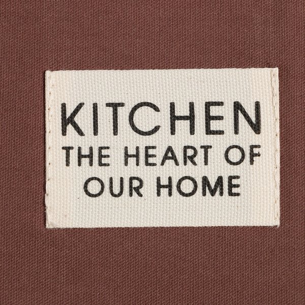 Фартук Этель Kitchen 60х70 коричневый из саржи