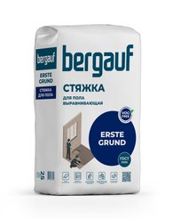 Стяжка для пола Bergauf Erste Grund выравнивающая с армирующими волокнами 25кг