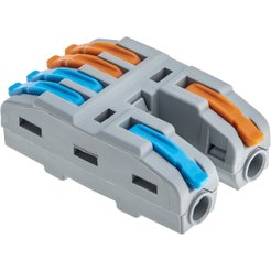 Клемма рычажковая duwi CMK-524 PRO 2х4 4мм² 4шт