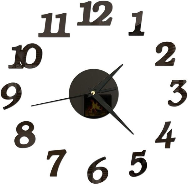 Часы-наклейка Ясмина d-45см цифра 7,5х5см
