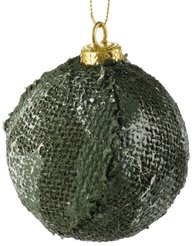 Шар с узором 8см оливковый, SYPMQB-0223371