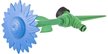 Разбрызгиватель в форме цветка на пике голубой