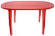 Стол овальный 1400х800х710мм красный Стол овальный 1400х800х710мм красный