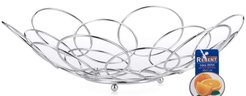 Фруктовница Regent inox Linea Trina 32х11см хром.сталь