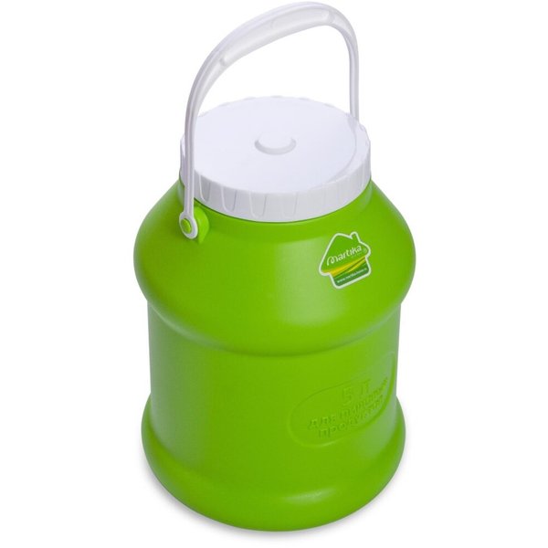 Бидон Просперо 5л пластик,зеленый С926ЗЕЛ