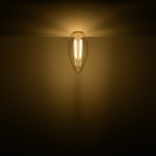 Лампа светодиодная Gauss Filament 11Вт Е14 свеча 2700К свет теплый