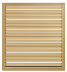 Решетка вентиляционная,профиль ПВХ,600х600,бежевая