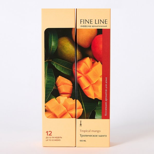 Диффузор ароматический Fine Line Tropical Mango, аромат Тропическое Манго, 100 мл